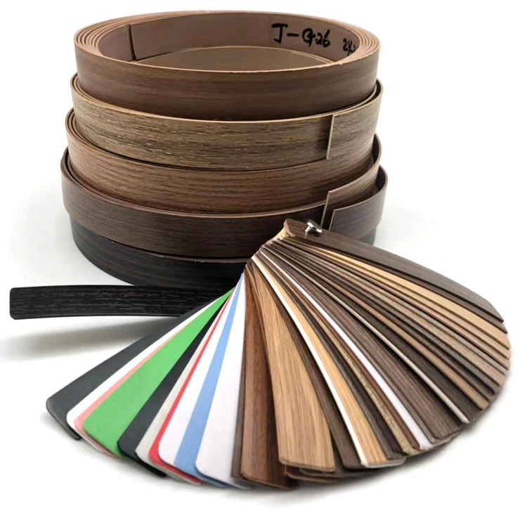 Top quality furniture accessories  own factory PVC/melamine/3d/Acrylic edgeband edge banding tape for particle board