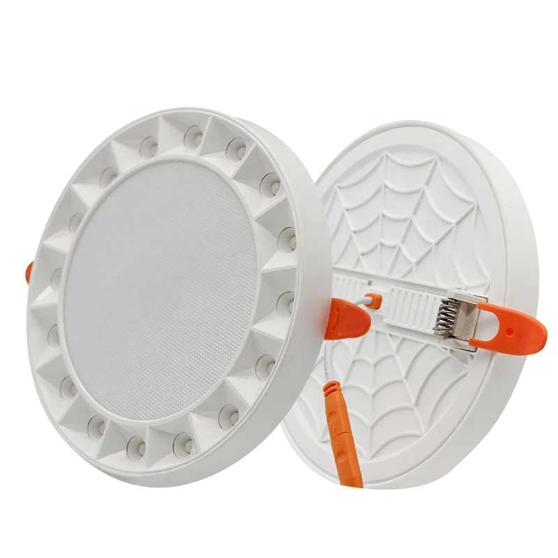 Round Color Changing led light panel 6+6w 12+12w 24+20w Surface wall mounted led panel light