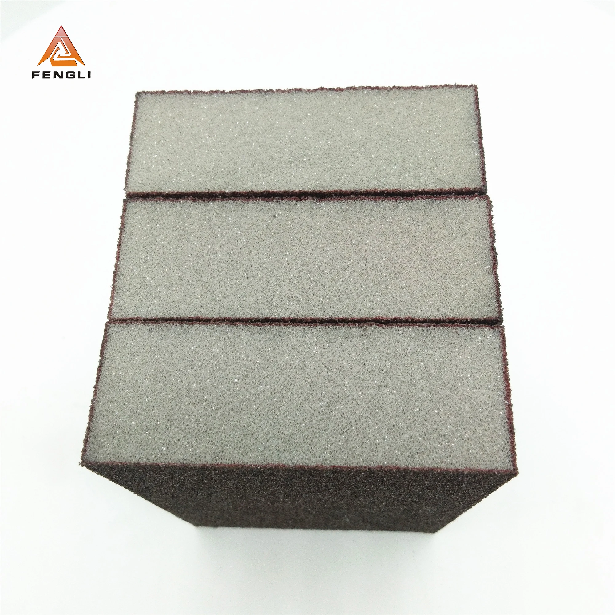 Double Surface Sanding Sponge Pad with Abrasive Paper