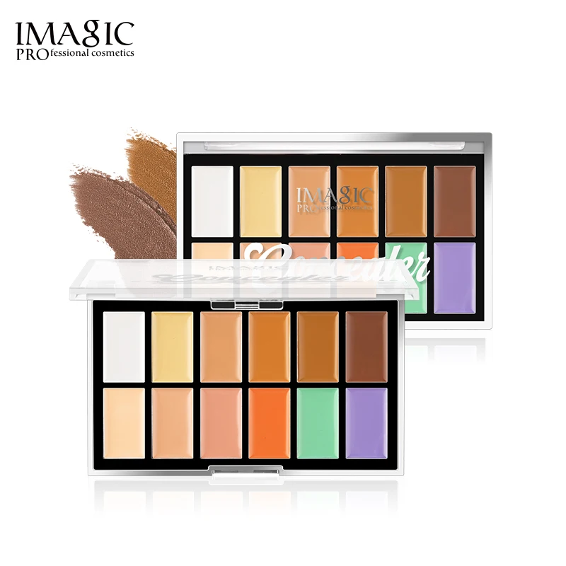Best quality wholesale imagic natural makeup eyebrow concealer pallet orange corrector concealer pallette