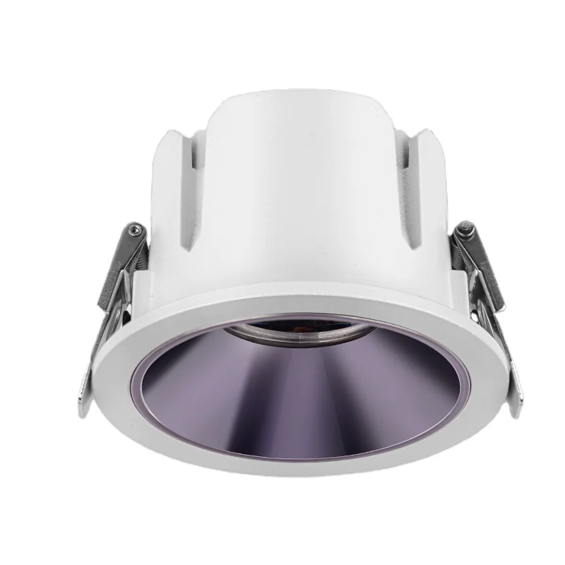 Flicker free 8-90W 97 anti-glare led downlight commercial lighting for hotel