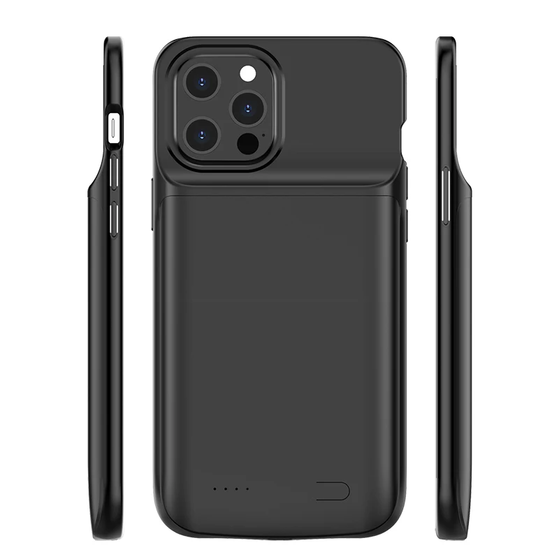 Портативный зарядный чехол 4800 мАч для Apple iPhone 12 5 4 дюйма с удлиненным аккумулятором iphone pro max