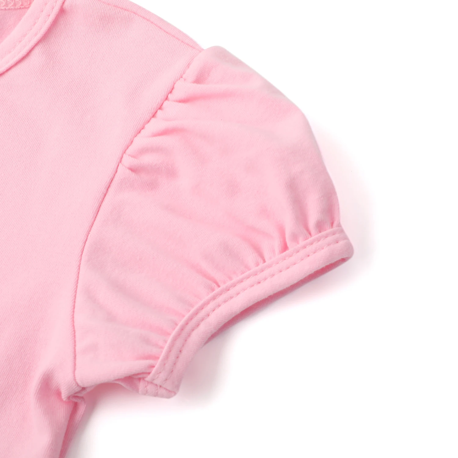 pink plain toddler girl shirt 100% polyester sublimation for printing children clothes top t shirts