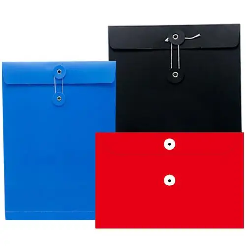 Custom printing brown c4 kraft envelope with string