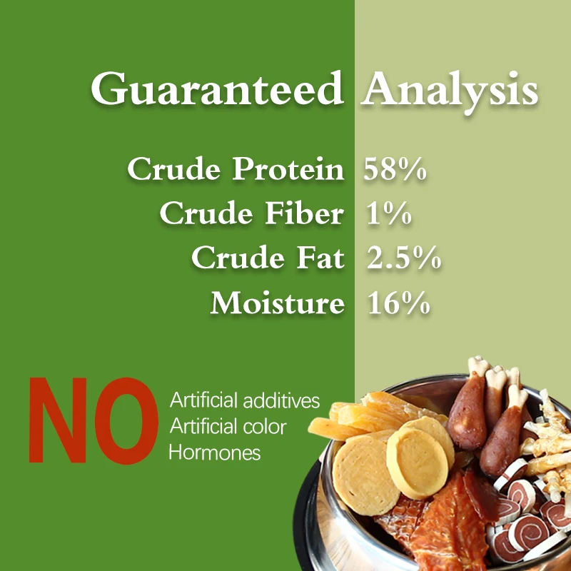 Organic Toptrees 90g Dog Snacks Dry Duck Jerky  Organic Duck Breast Filets Dog Treats