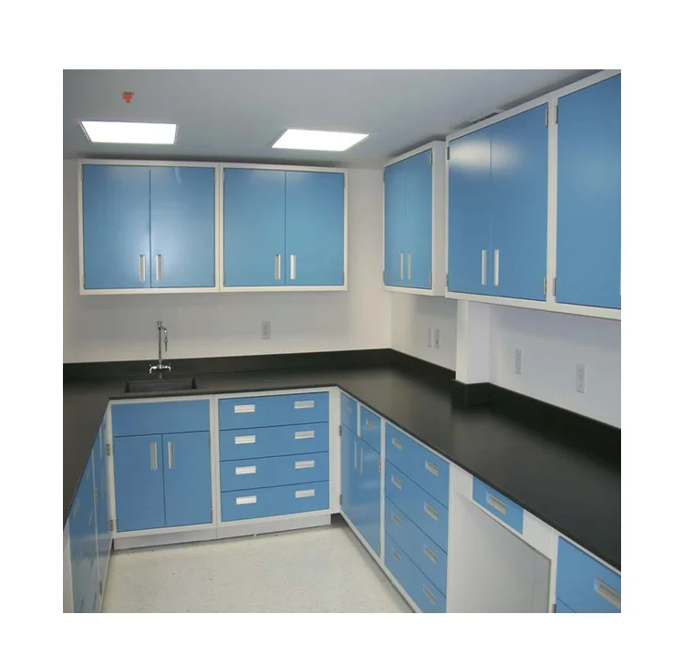 Hot Sale Lab Furniture Chemistry Lab Corner Bench Wall Lab Table