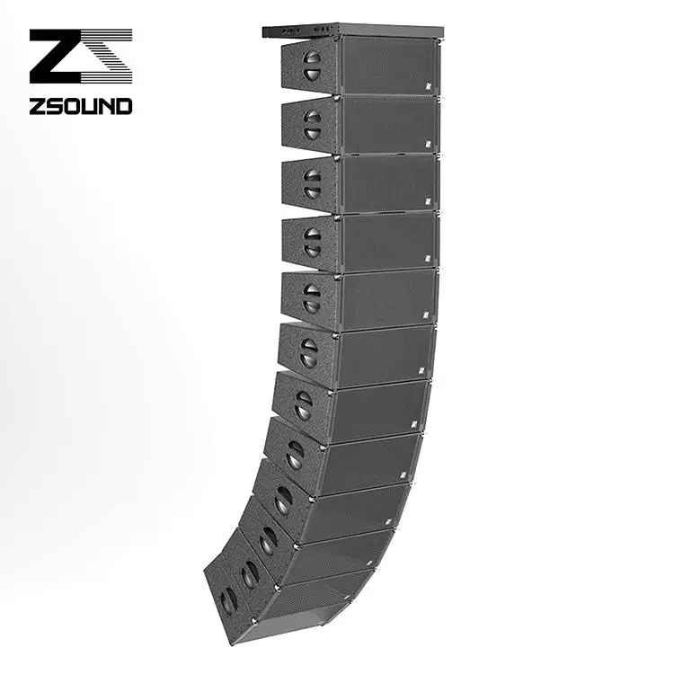 ZSOUND профессиональный аудио двойной 15 дюймов 3way мощности открытый линейного массива