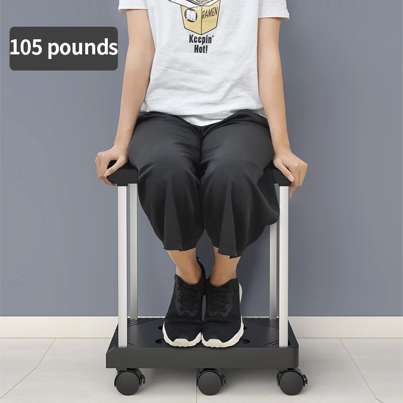 Adjustable Height Universal Laptop Stand Wide Base with Retractable Bracket MDF Material Office & Home Computer Desk School Use