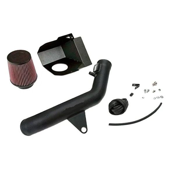 Black Shortram Air Intake Kit with Heat Shield for BMW M135i M135ix F F21 3.0L Turbo N55 12-16