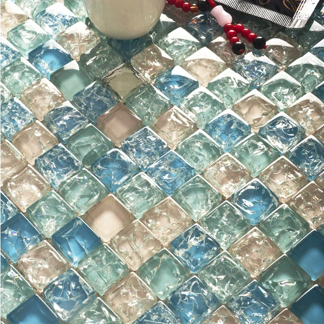 Kasaro hot sale purple gold line glass mosaic tile wall glass mosaic tile for bathroom and kitchen