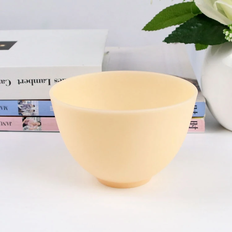BPA FREE Soft Silicone Face Mask Bowl Facial Face Mask Mixing Bowl Stick Spatula and 2 in 1 Measuring Cup