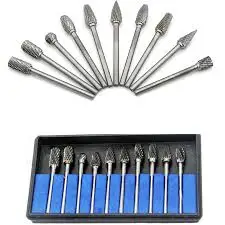 Tungsten Carbide Rotary File Carbide Burrs SC SM AC Solid Carbide Burr Set Grinding Metal Cutters From RUIXIN TOOLS
