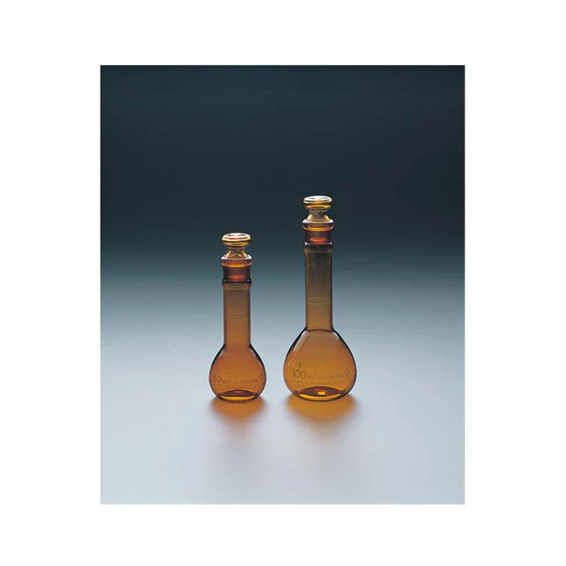 Low form OEM customizable dosing doser flask volumetric with head