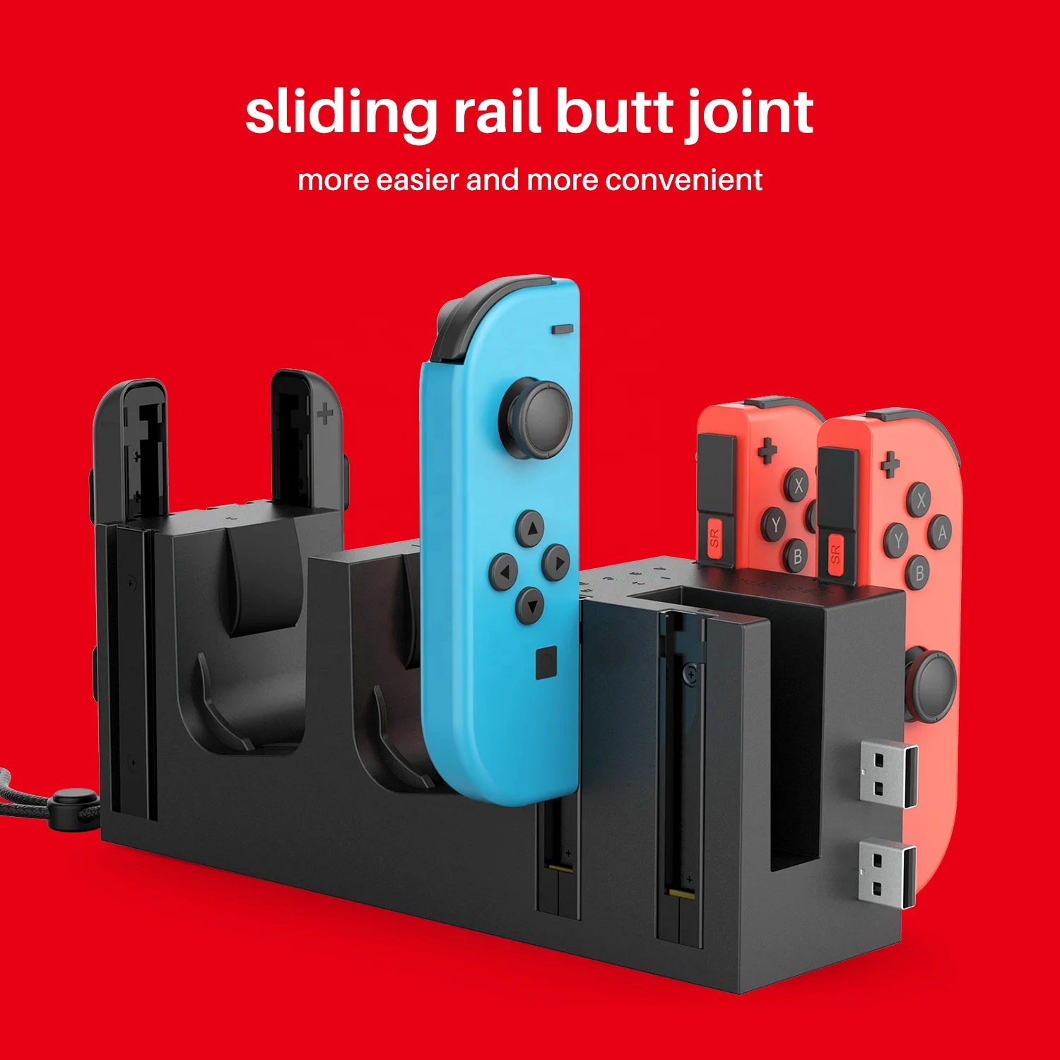 Запчасти для переключателя Nintendo PS4 зарядка джойстика JAY