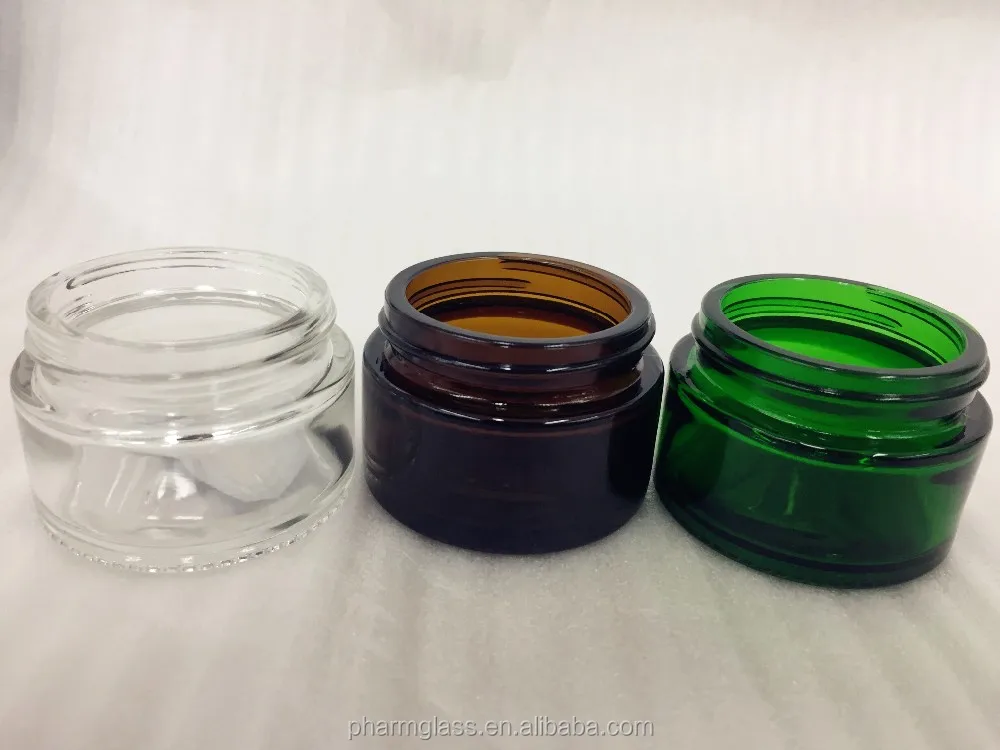 Amber Color Glass cosmetic bottle cylinder glass jar cream glass jar 100ZRXA