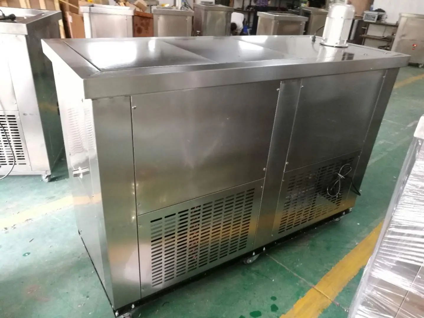 10 molds Ice Stick Popsicle Machine Lolly/Ice Candy Making Machine Price