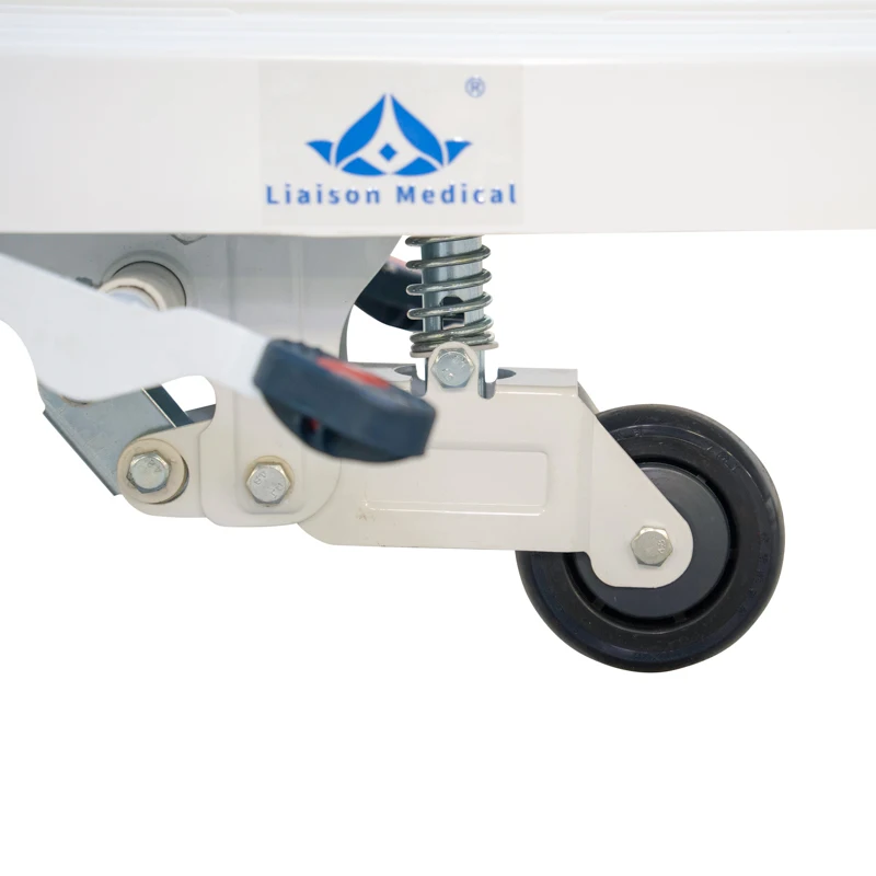 MN-SD001 Hospital Medical Equipment Patient Transport Stretcher Simple Patient Transfer Stretcher With Central Lock System