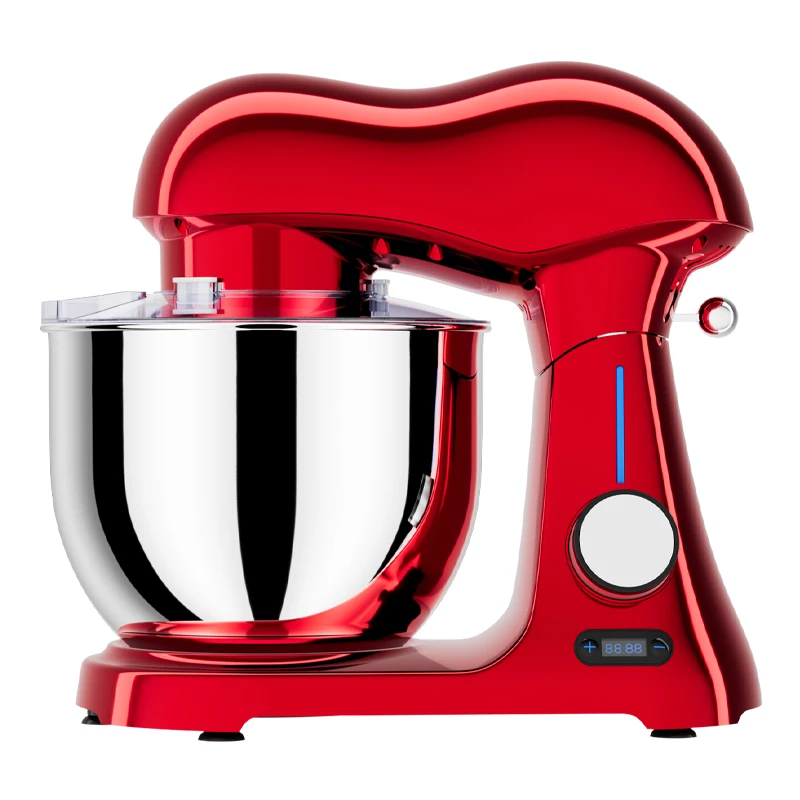 China famous supplier household 6.5L 7L 8L SUS304 bowl batedeira 10+0 with LED display planetaria electric food mixer