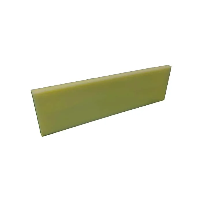 High strength urethane rubber compact tractor blade snow plow
