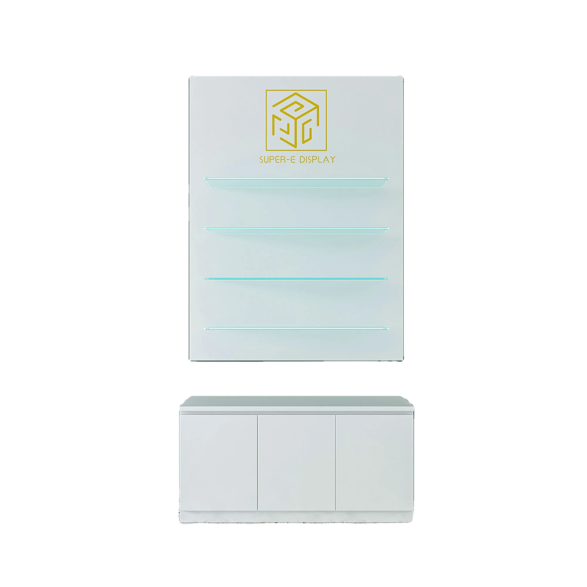 Wholesale Makeup Display Stand Shelves Cosmetic Skincare Product Display Floor Shelf Stand Rack