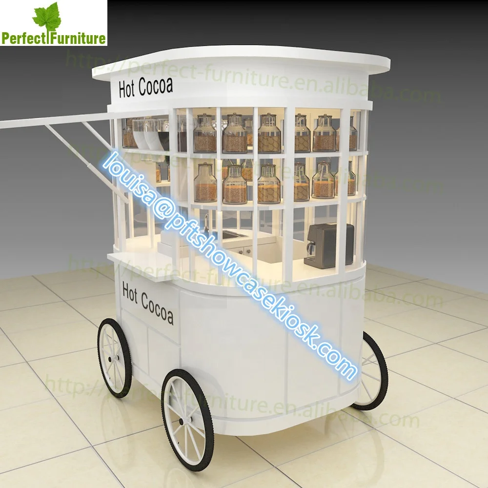 
Nice candy bar cart, candy mobile food kiosk used in shopping mall 