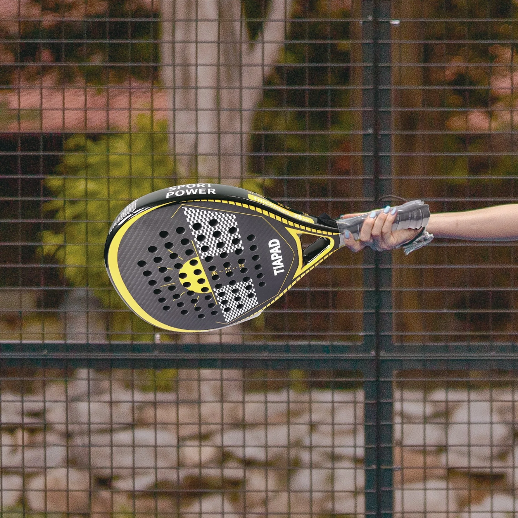 Manufacturer Professional OEM Custom Design Cheap Wholesale Beach Tennis Racket Carbon Fiber Padel Raquets Beach Tennis Rackets