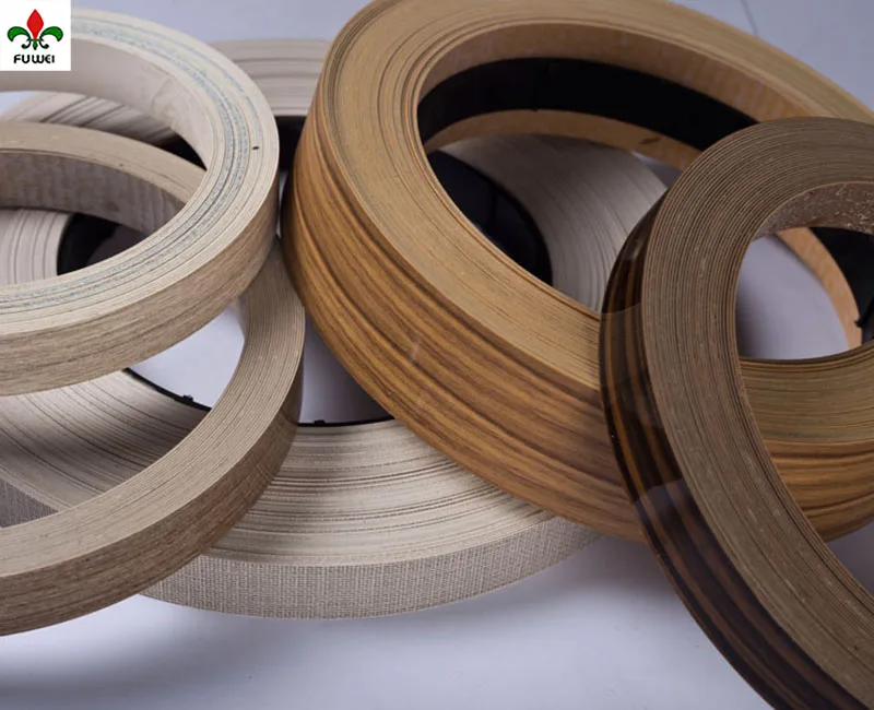 pvc edge banding tape furniture accessories PVC edge banding for plywood FUWEI