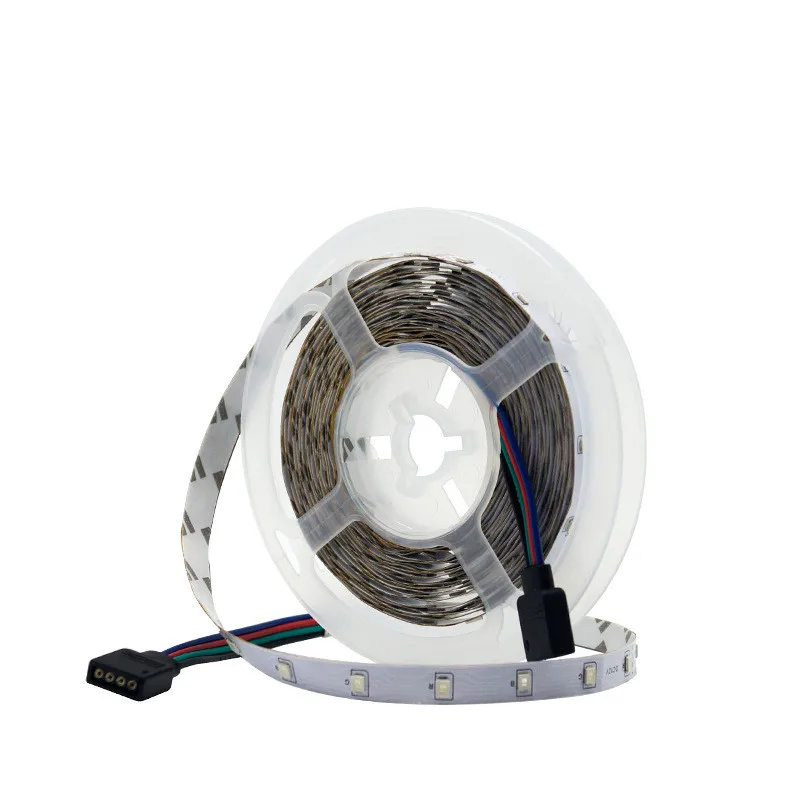 Wholesale RGB 2835 SMD LED Ribbon Tape Lamp for TV Cabinet Kitchen Party Indoor Outdoor use 5V Flexible Smart Strip Lights