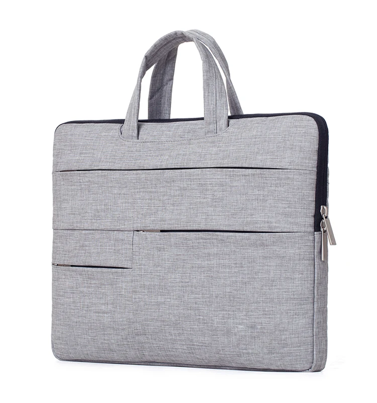 2022 Factory Brand Customized Zipper Canvas Leather Sleeve for Laptop