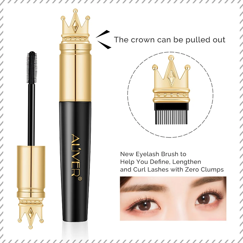 4D leghtening Long lasting crown waterproof mascara