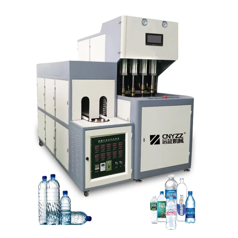 
Semi Automatic 4 Cavity Plastic Bottle Blowing Machine For Water Bottles 2Liter 