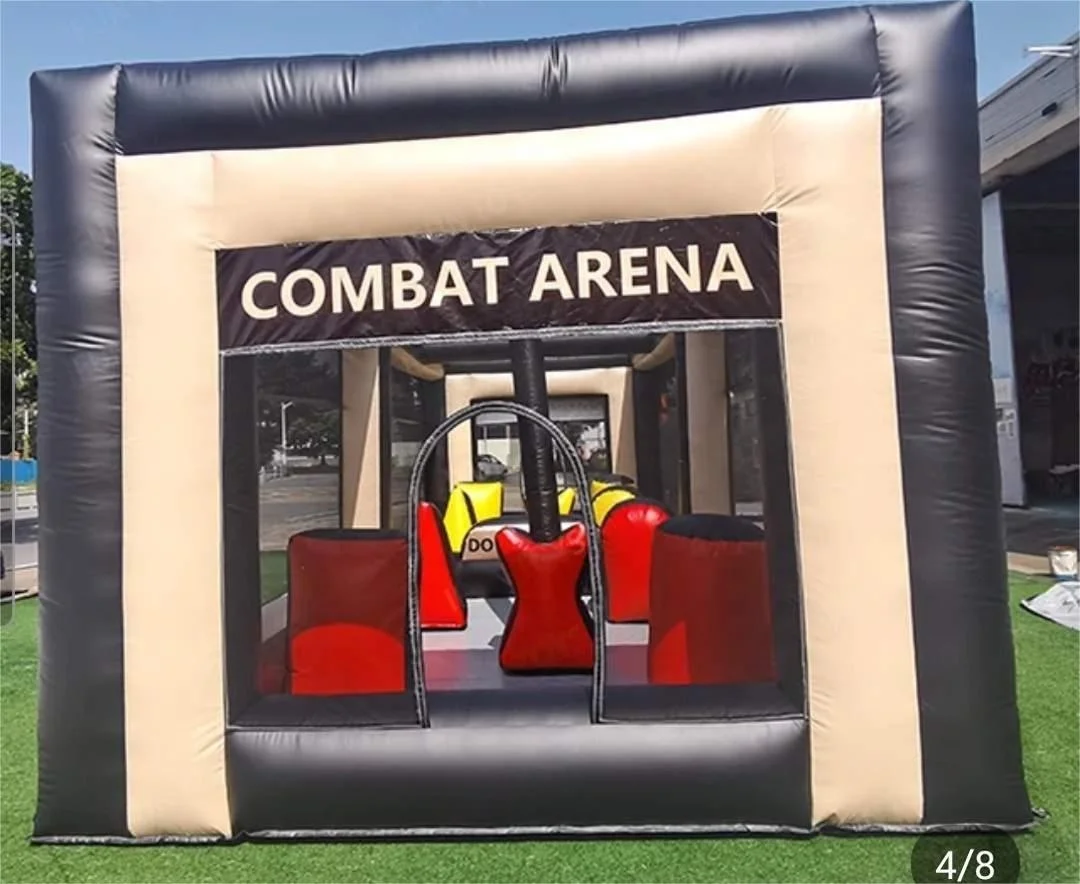 high quality inflatable customized design paintball bunker for children
