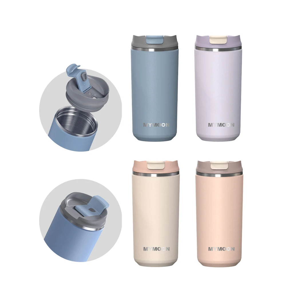 2024 New Color Insulated Coffee Mug 12oz 16oz Coffee Mug Stylish Coffee Tumbler with Lid