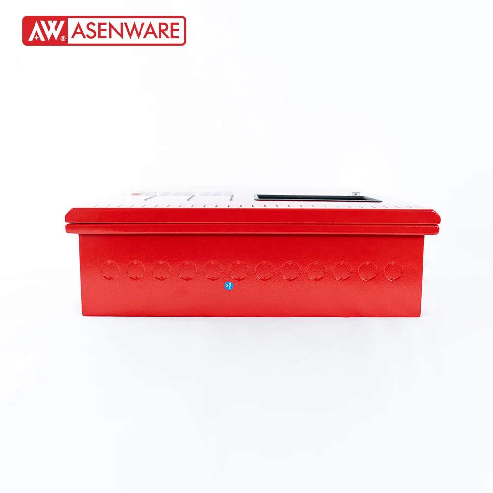 TUV Approved  Asenware Addressable Fire Alarm Control Panel 1-8 Loop With French Version