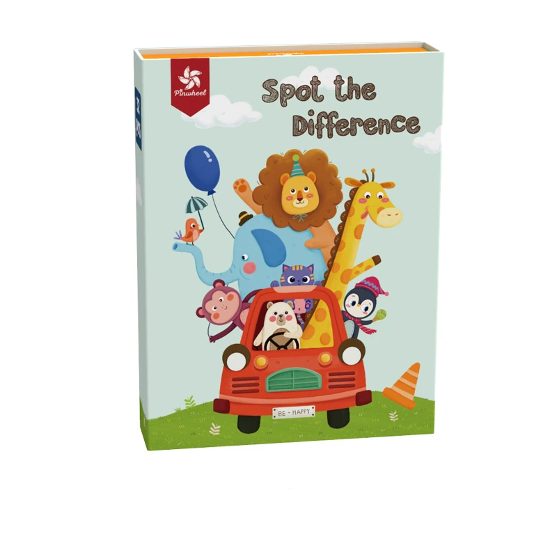 
BSCI printing Factory Wholesale Customized Board Games Classic Paper Board Game Find the Difference Erasable marker Custom OEM 