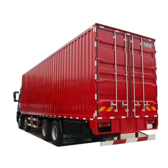 New Heavy JMC Cargo Van Truck/18 Ton Capacity Load 60 Cubic Meter Euro 5 Emission Standard Lorry Delivery Truck For Sale