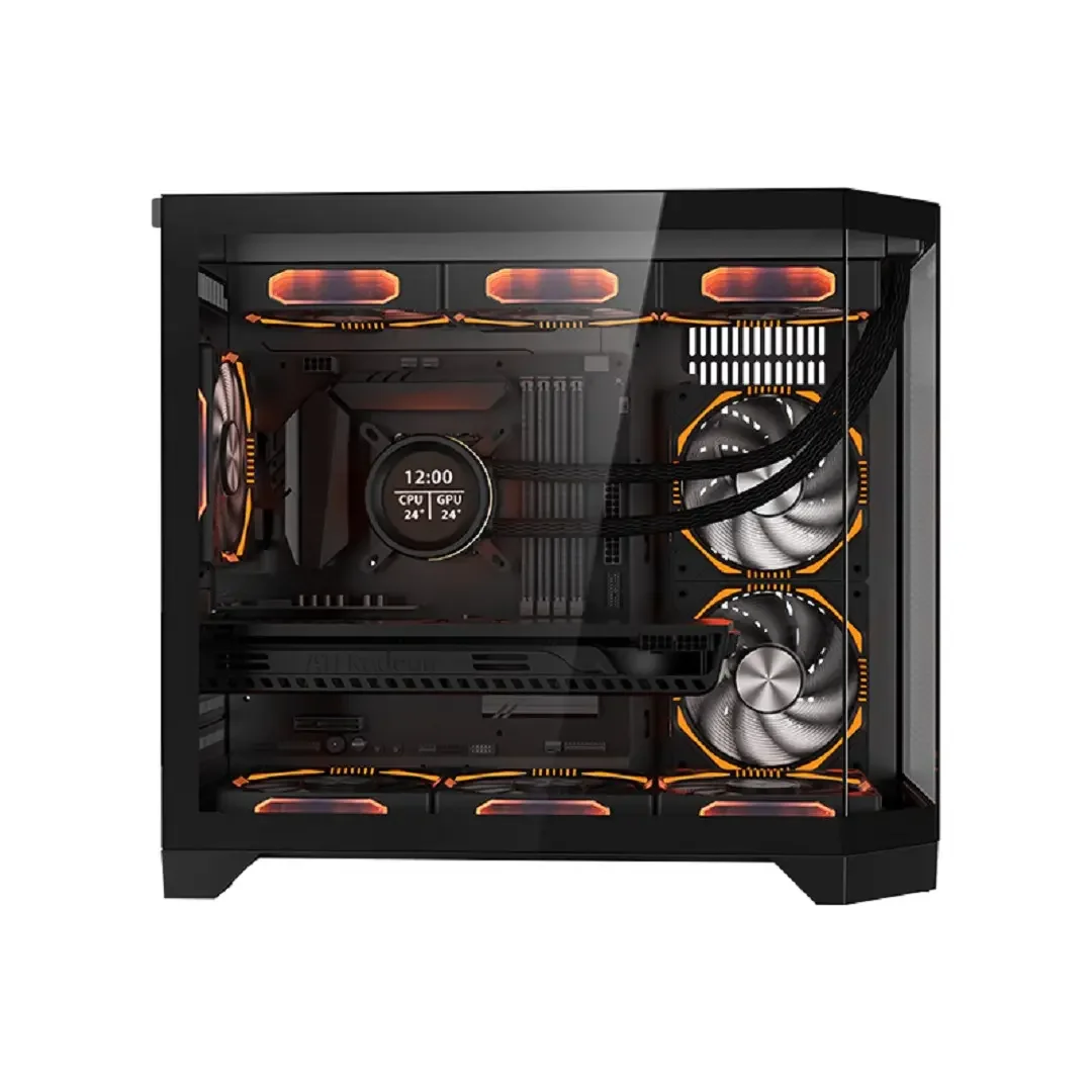 ZeroMaster Mid-Tower игровой корпус для компьютера ATX & MATX поддерживает 360 мм охладитель жидкости процессора удобный геймеров