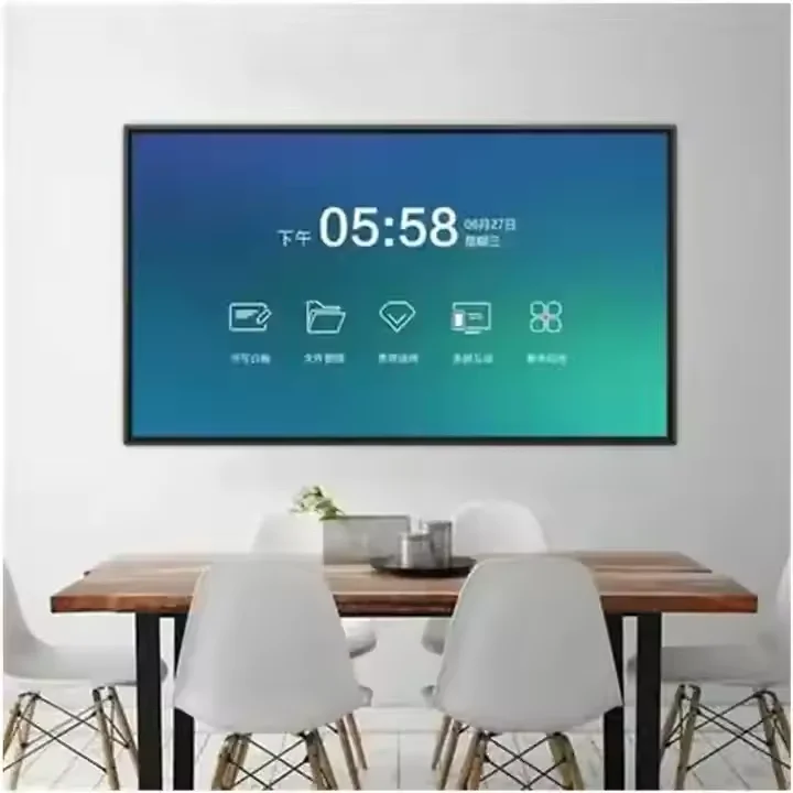 Инфракрасная сенсорная обучающая Конференция Android 11 все-в-одном интерактивная доска