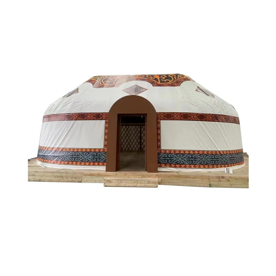 Multifunctional rectangular oval yurt home tent luxury mongolian yurt ger tent