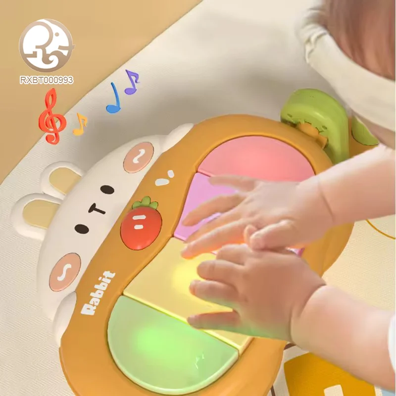Factory Supply Infant Multi-Functional Soft Activity Play Mat Funny Indoor Fitness & Sleeping Game with Musical Pedal Fiddle Toy