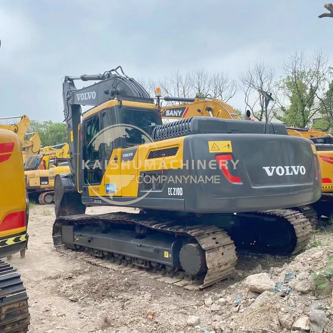 A large number of new Volvo 210D medium used excavators, as well as Komatsu 210/ Kobelco 210/ Sany 215, are powerful