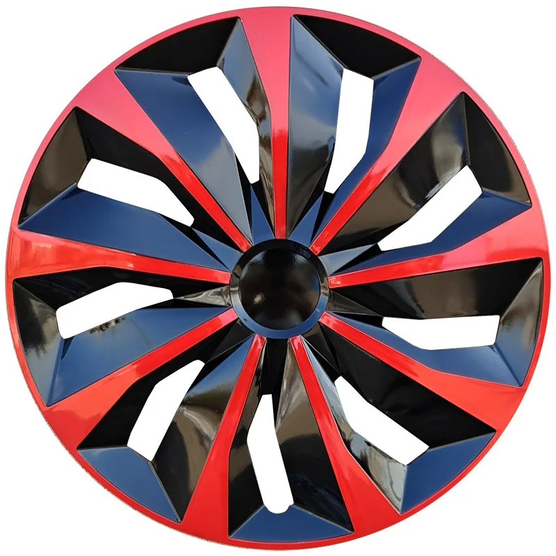 12 13 14 15 16 inch Two-color Baking Paint Automobile Wheel Hub Cover Modification Decoration Tire Cover