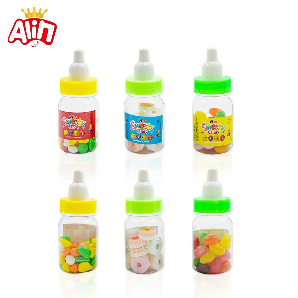 candies and sweets bulk halal sweets Big bottle baby bottle candy pacifier candy