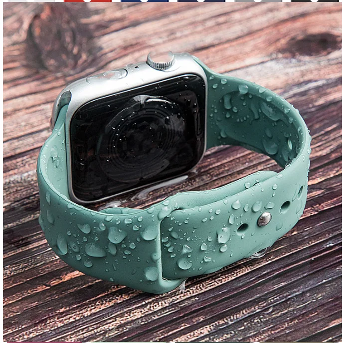  Ремешок силиконовый для Apple Watch Band спортивный Роскошный дизайнерский браслет
