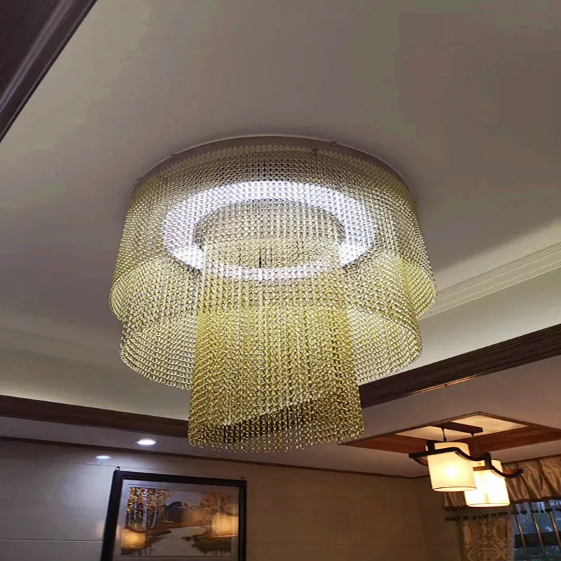 
Ceiling hanging metal curtain for home deco 