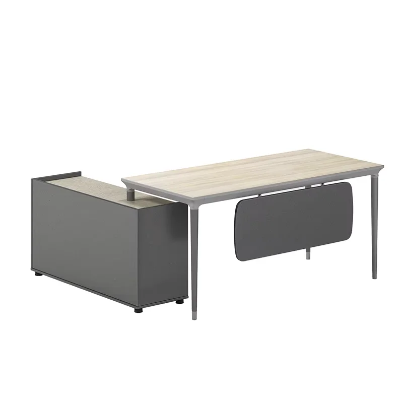 Pengpai Modern Office Wooden Melamine Computer Desk with Drawer Office Table