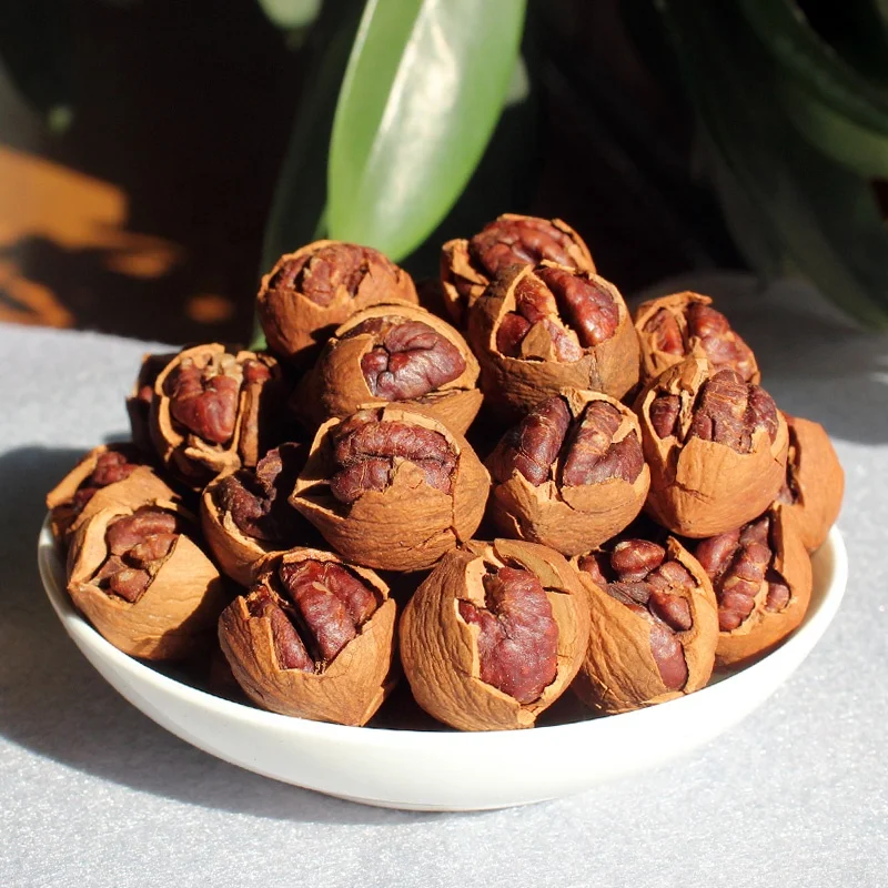 Вкусные здоровые орехи hickory pecans OEM органические закуски китайские Сушеные Орехи с ракушкой carya
