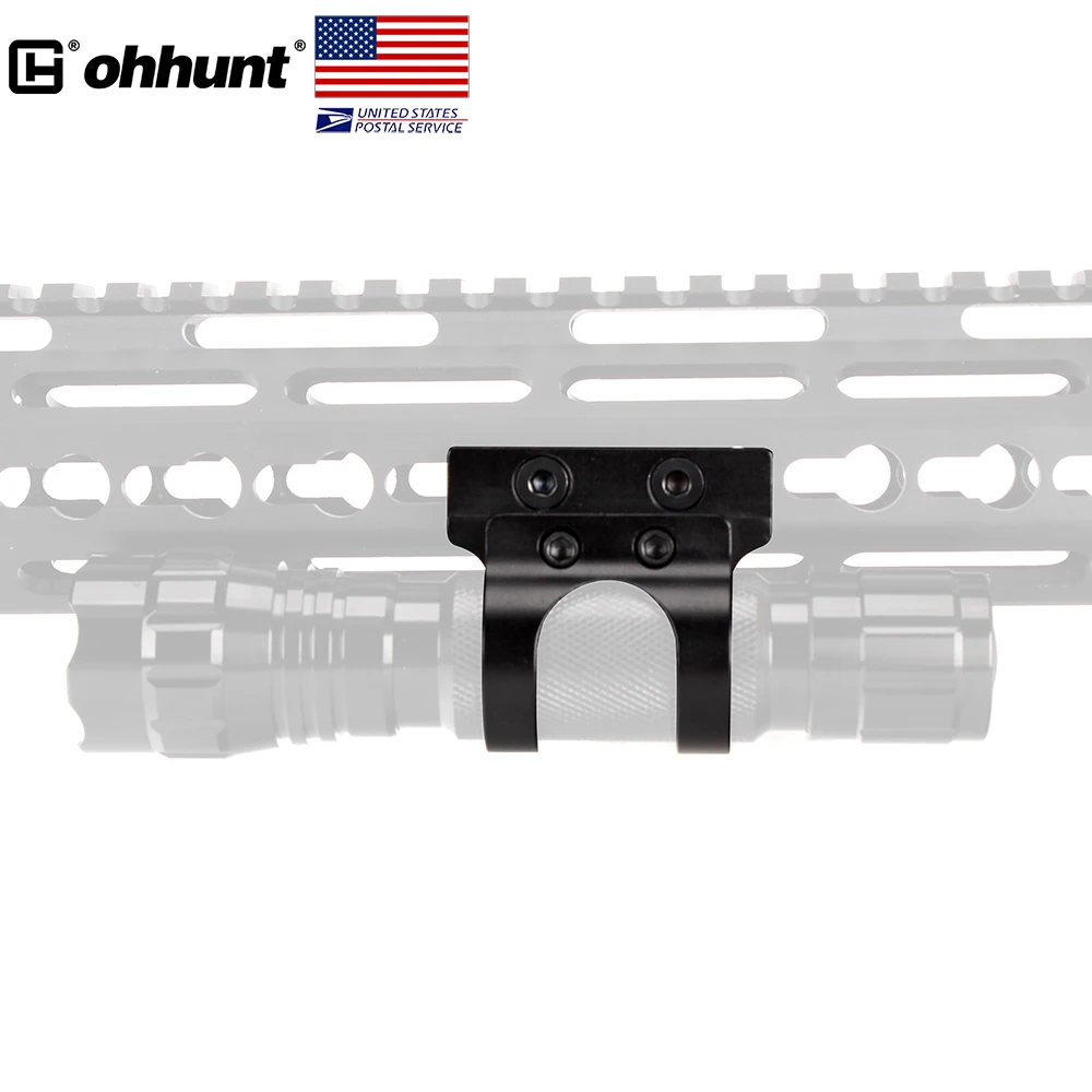  Отправка fomr США ohhunt 1 дюйм диаметр 25 4 мм кольца цилиндр офсетное тактическое крепление для фонарика систем рельсовых соединений