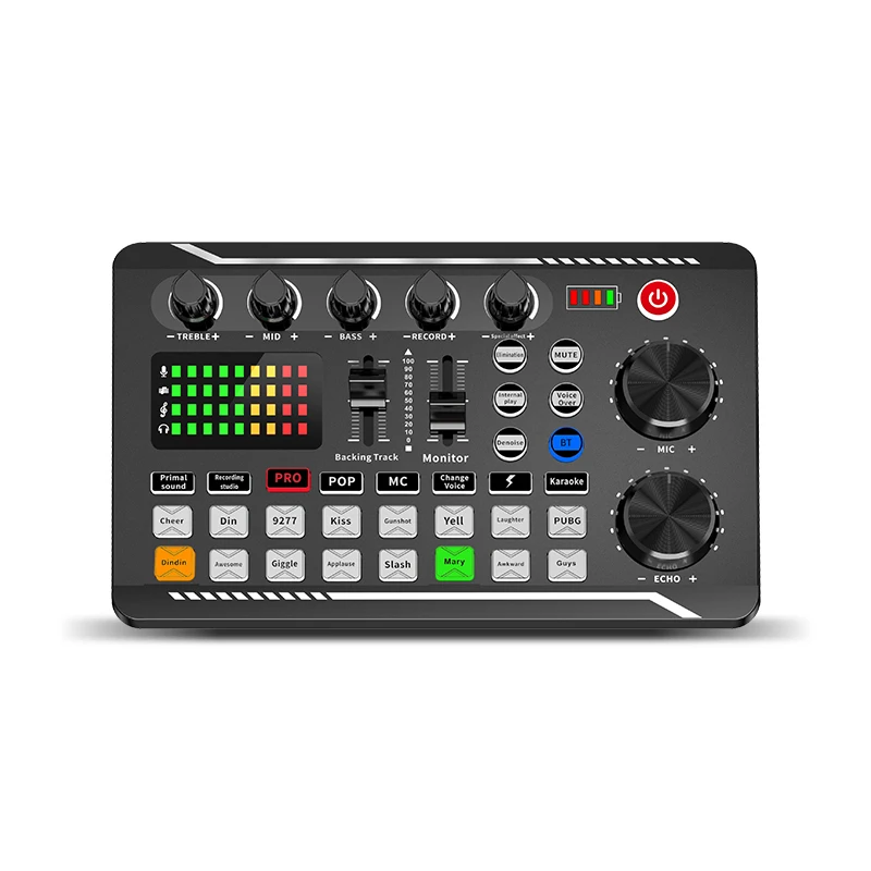 2022 Recording studio F998 audio mixer sound card