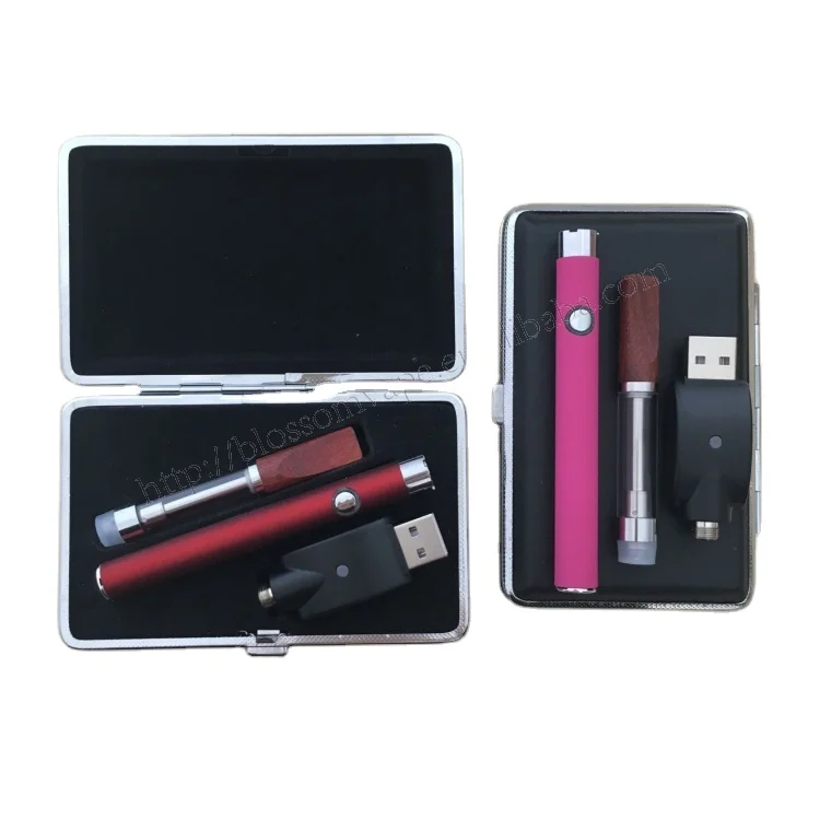 
Leather packaging kit box for vape cartridge, leather cigarette case, vape pen kit case 